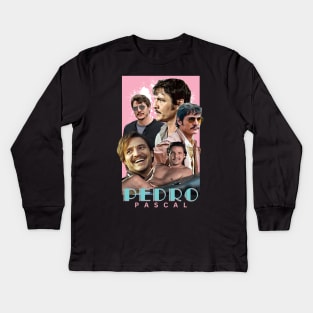 Pedro Pascal Kids Long Sleeve T-Shirt